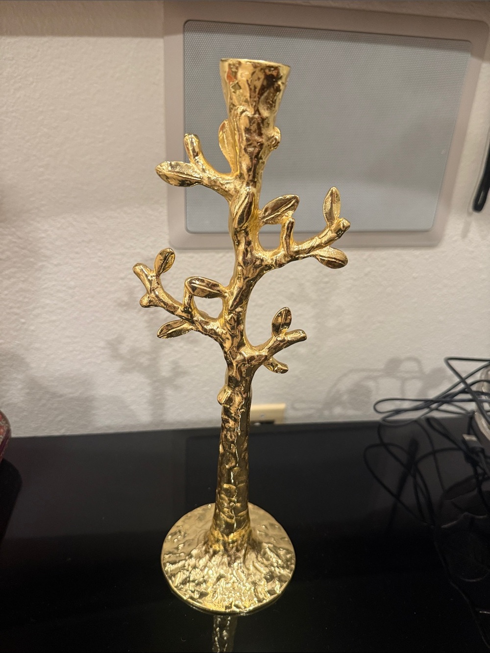Michael Aram Gold Tree Branch candle holder